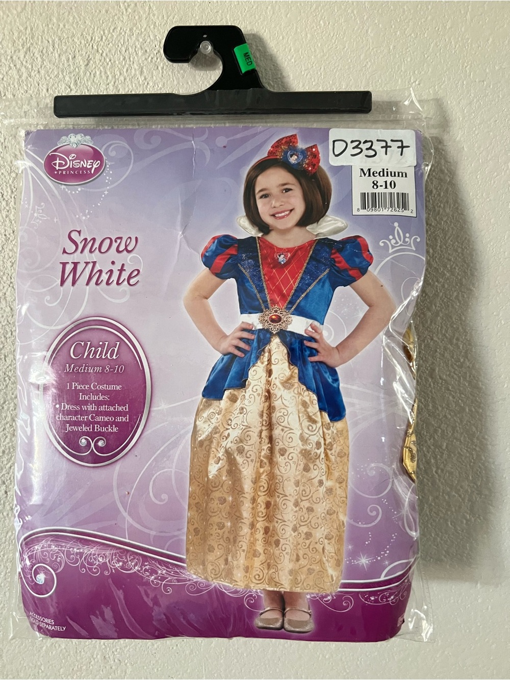 Disney Snow White Costume in Blue, Red & Gold